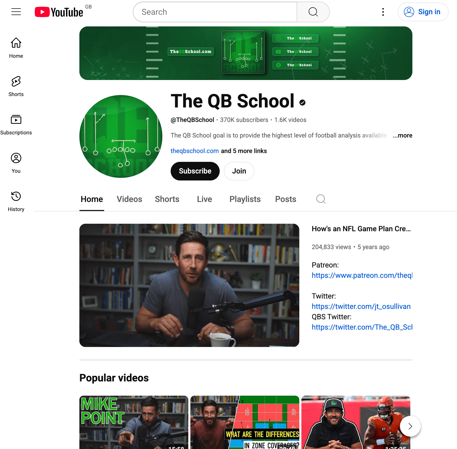 The QB School