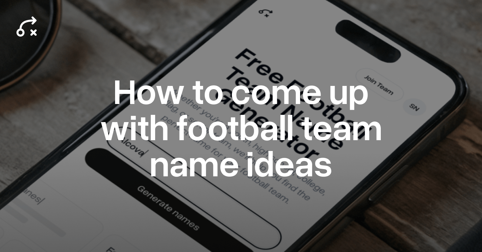 How to come up with football team name ideas